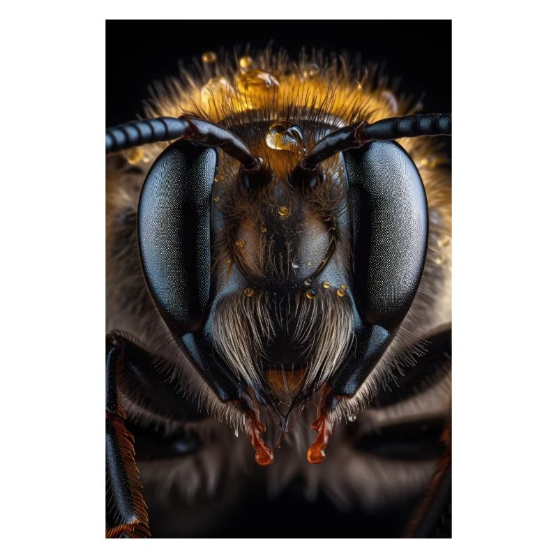 Macro d’abeille