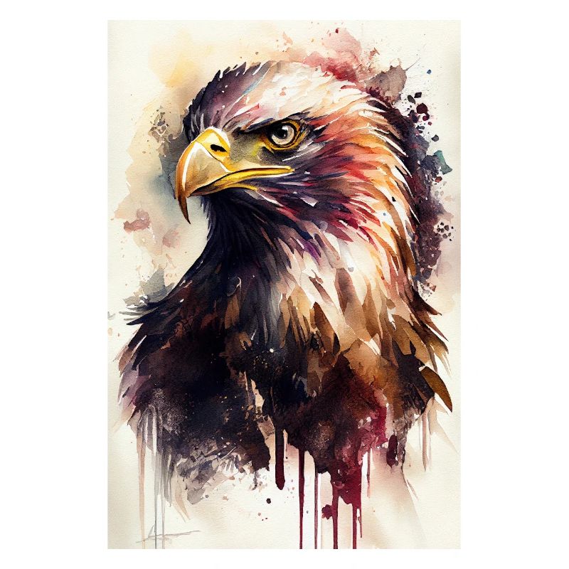 Eagle Animal Eagle Bald Eagle Aquarelle