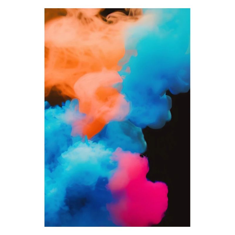 Fumée colorée