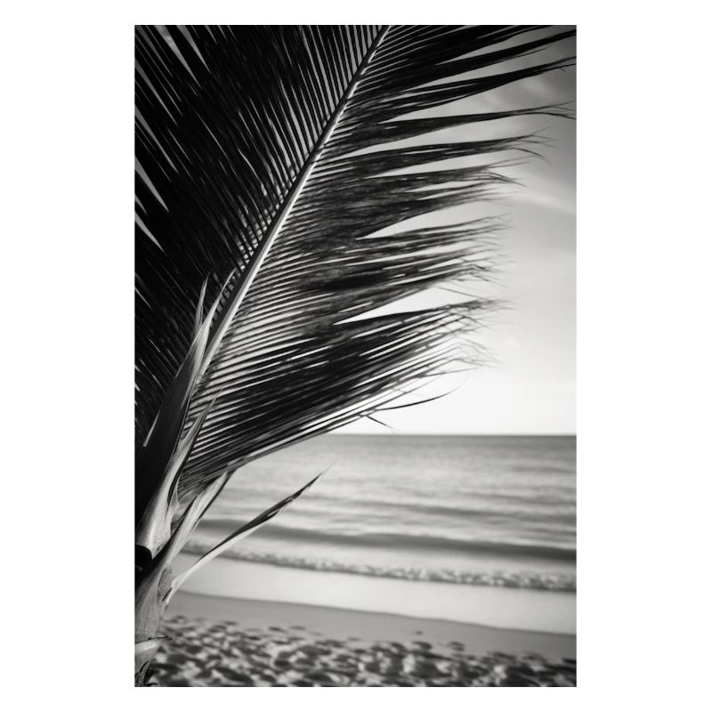 Palmier sur la plage de sable V2