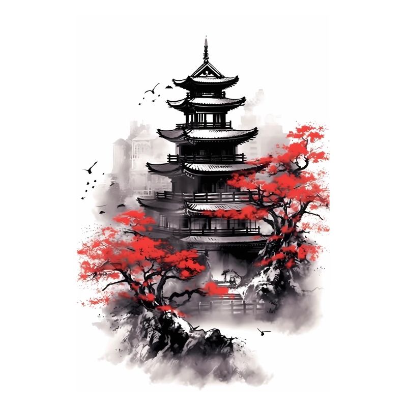 Japan Samurai Warrior Building