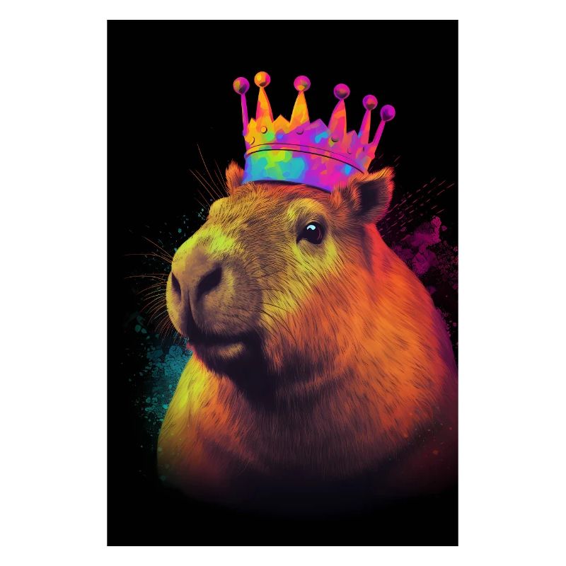 Capybara With Crown