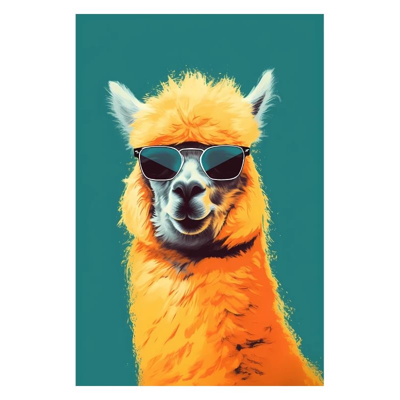 Alpaca Llama Popart