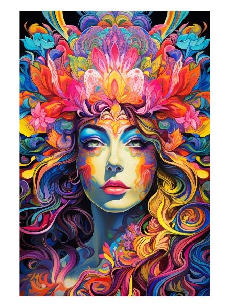 Psychedelisches Porträt