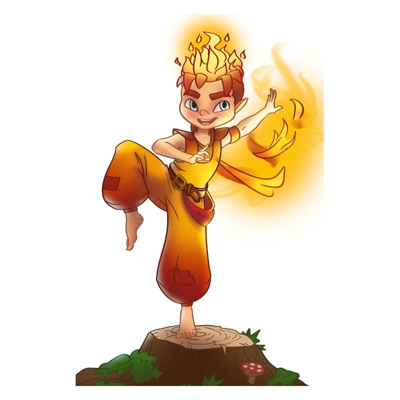 Magical Creatures Fairy Elves Fire Elemental