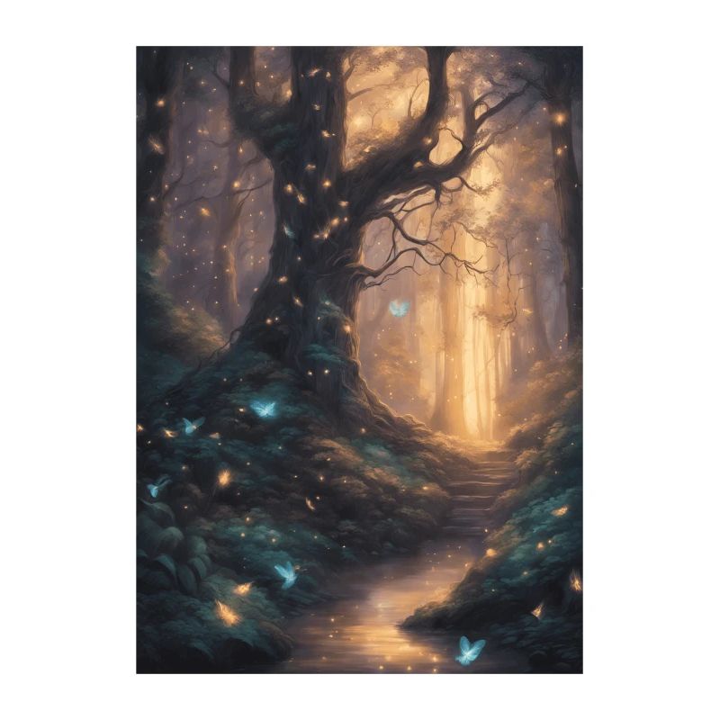 Mythical forest path