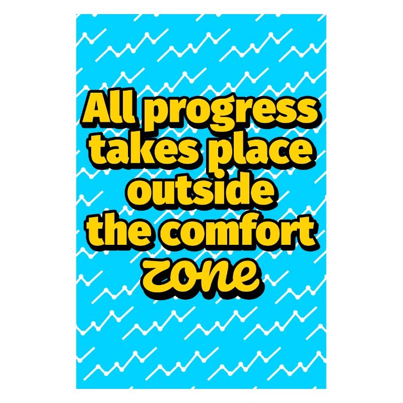 Progress, motivation, typography, development