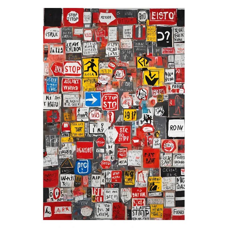 Plakat "Urban Patchwork Stop"