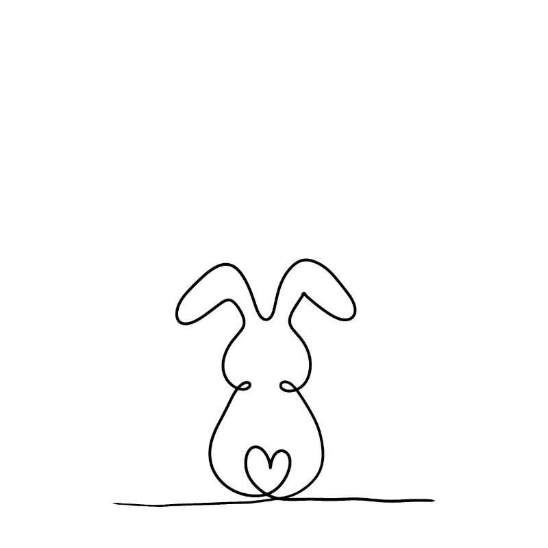 One-Line Easter Bunny