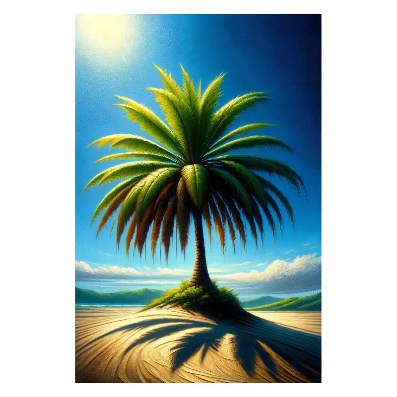 Poster Palme Ölgemälde