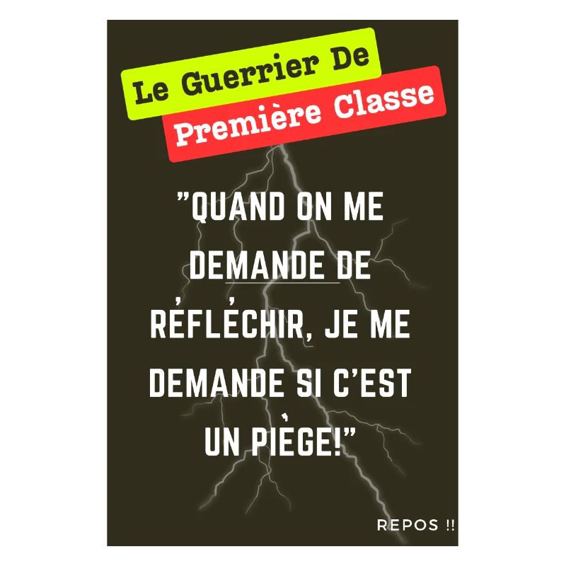 "First Class Warrior Poster"