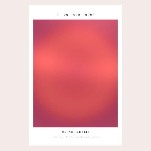 Aura Poster 0 Unendlichkeit - Plakat o wymiarach 20x30 cm