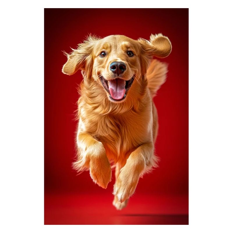 Fliegende goldene Freude