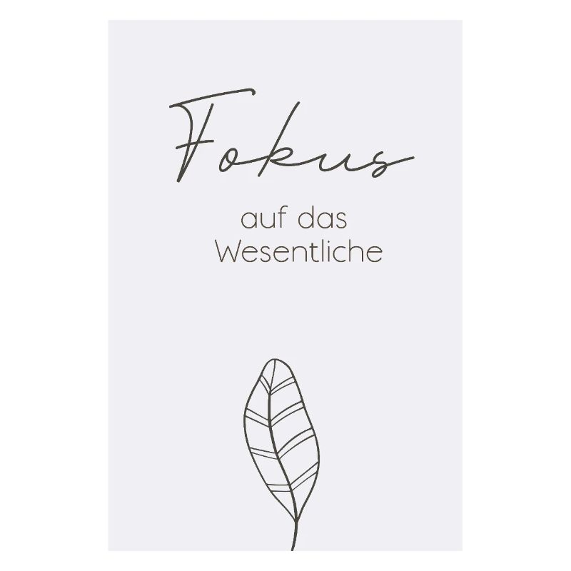 Fokus & Achtsamkeit | Boho minimalistic