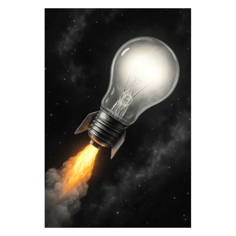 Rocket-Powered Bright Idea