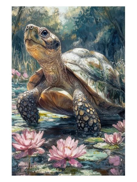 Illustration einer Schildkröte