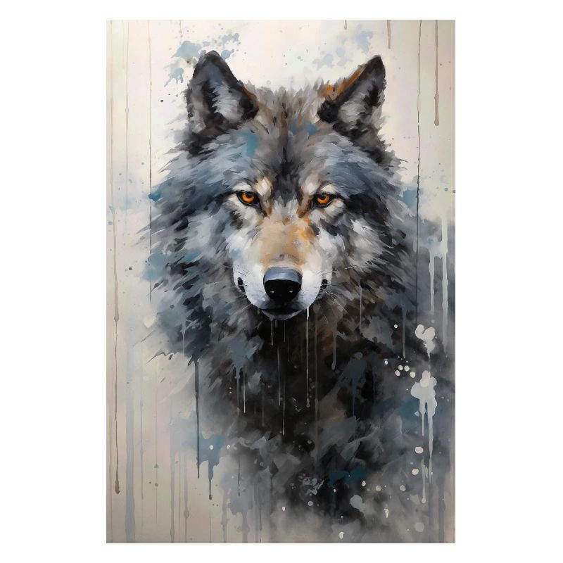 Illustration eines Wolfes