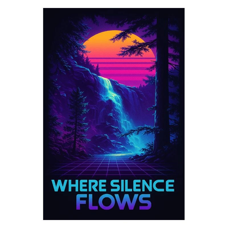 Where Silence Flows Neon Gorge