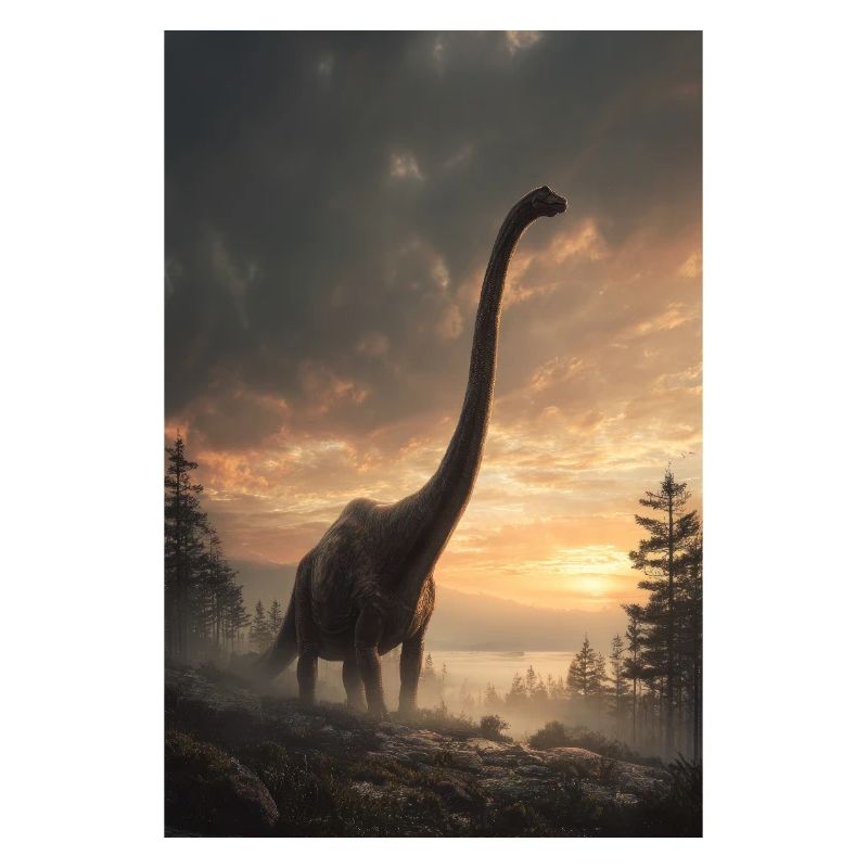 Brachiosaurus at Sunset Forest