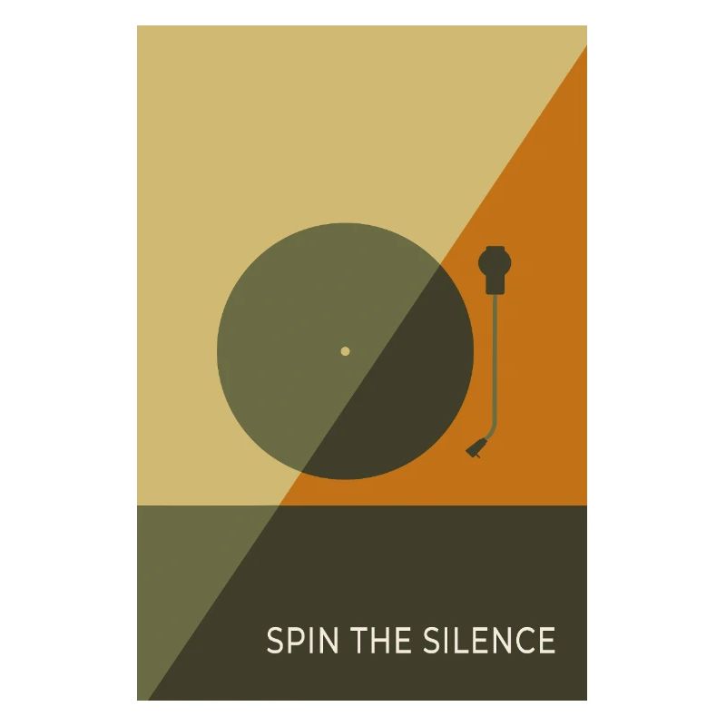 Spin The Silence – Affiche Minimal Record