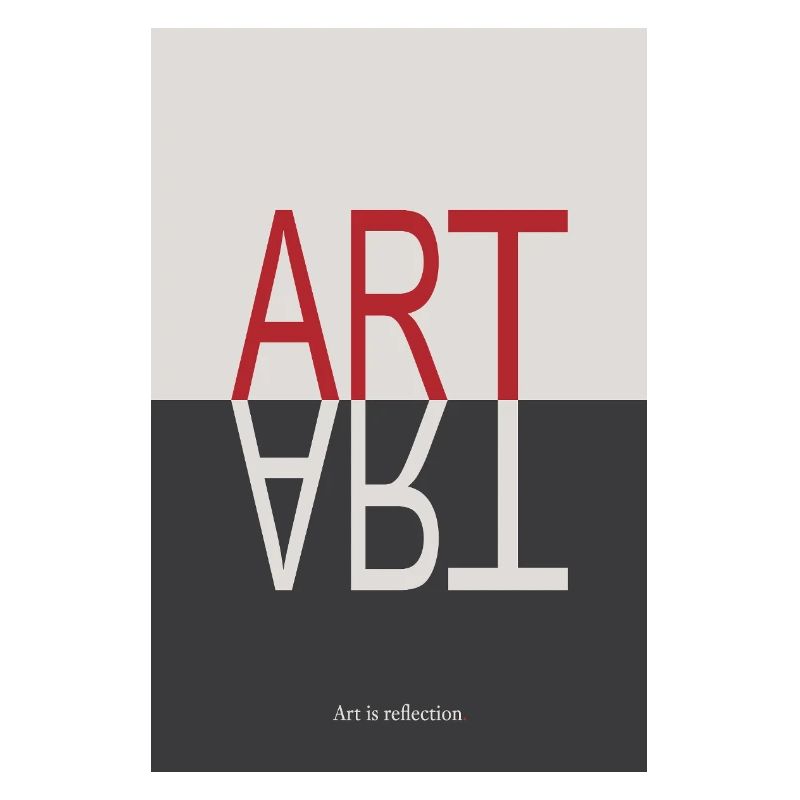 Affiche ART Reflection Minimalist Concept
