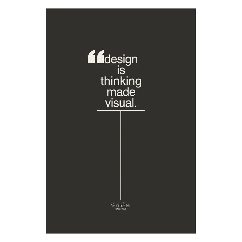 Affiche visuelle Design is Thinking Made Visual