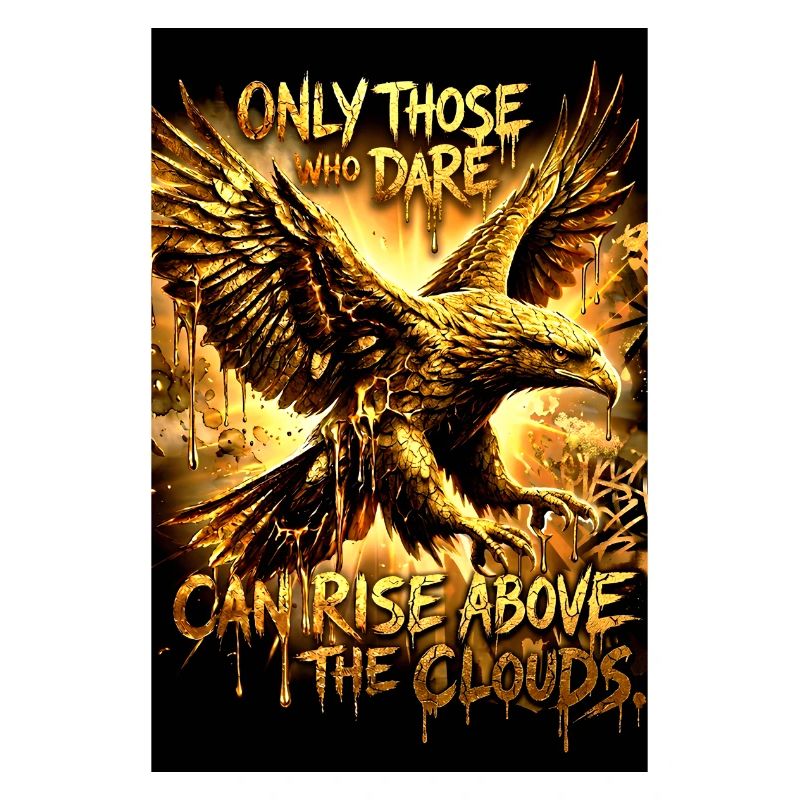 Motivation de l’affiche d’aigle Murale