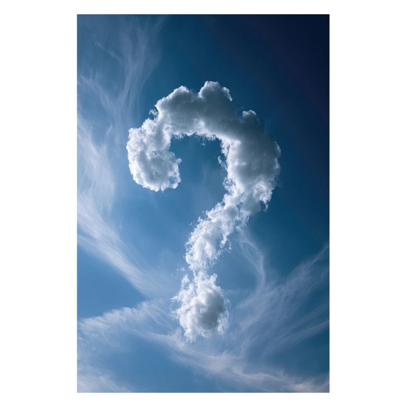 Cloud Question Mark Sky