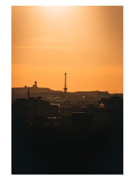 Sunset over Westberlin