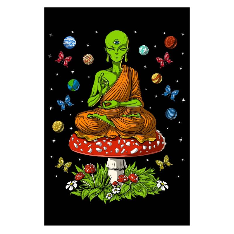 Champignon Alien Bouddha