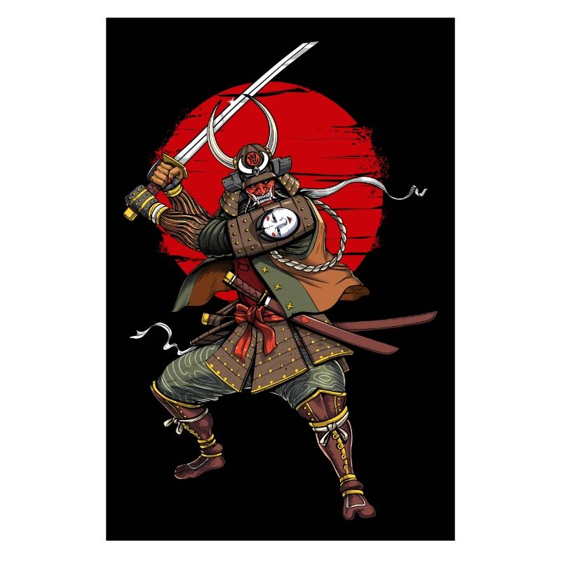 Dämonen-Samurai-Krieger