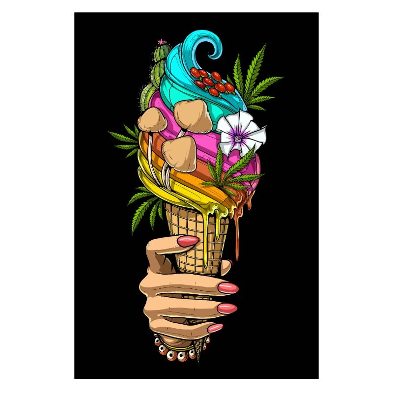 Psychedelisches Eis