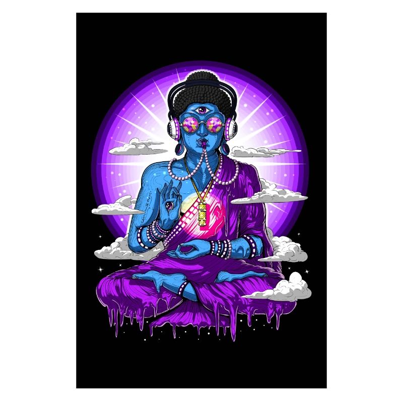 Psychedelic Psytrance Buddha