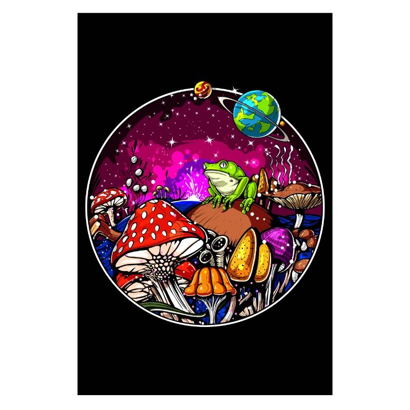 Psychedelic Mushrooms Forest