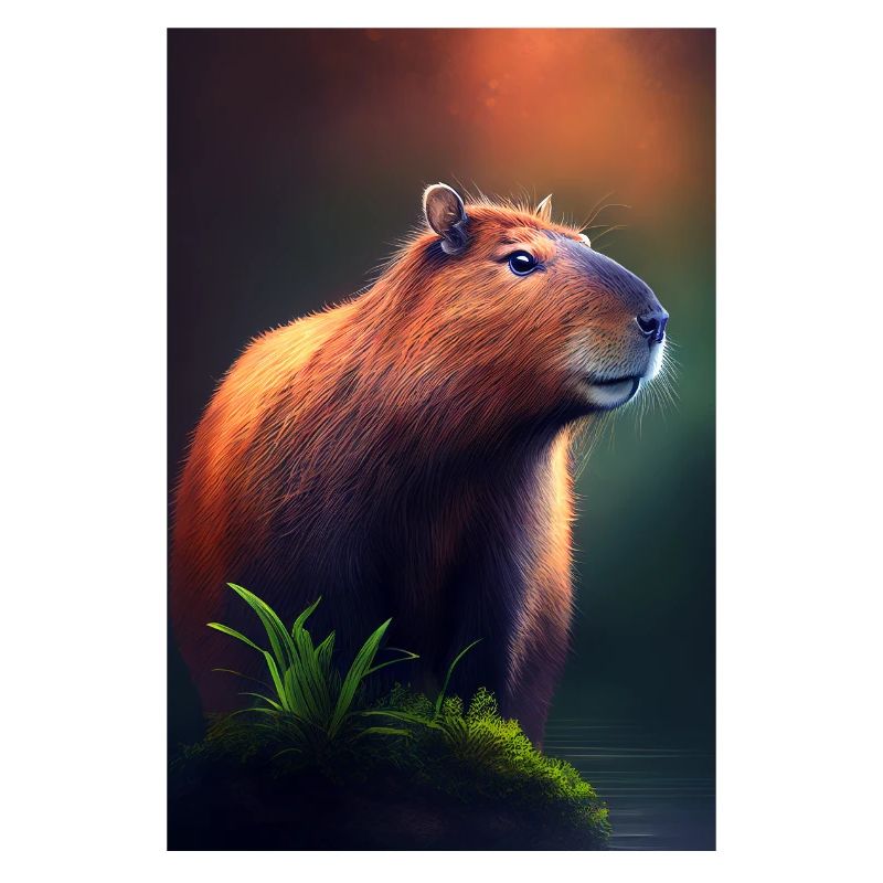 Capybara capybara Capybaras animals