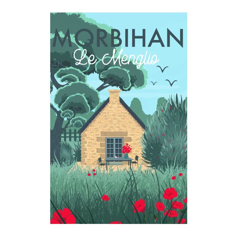 Affiche paysage Golfe du Morbihan