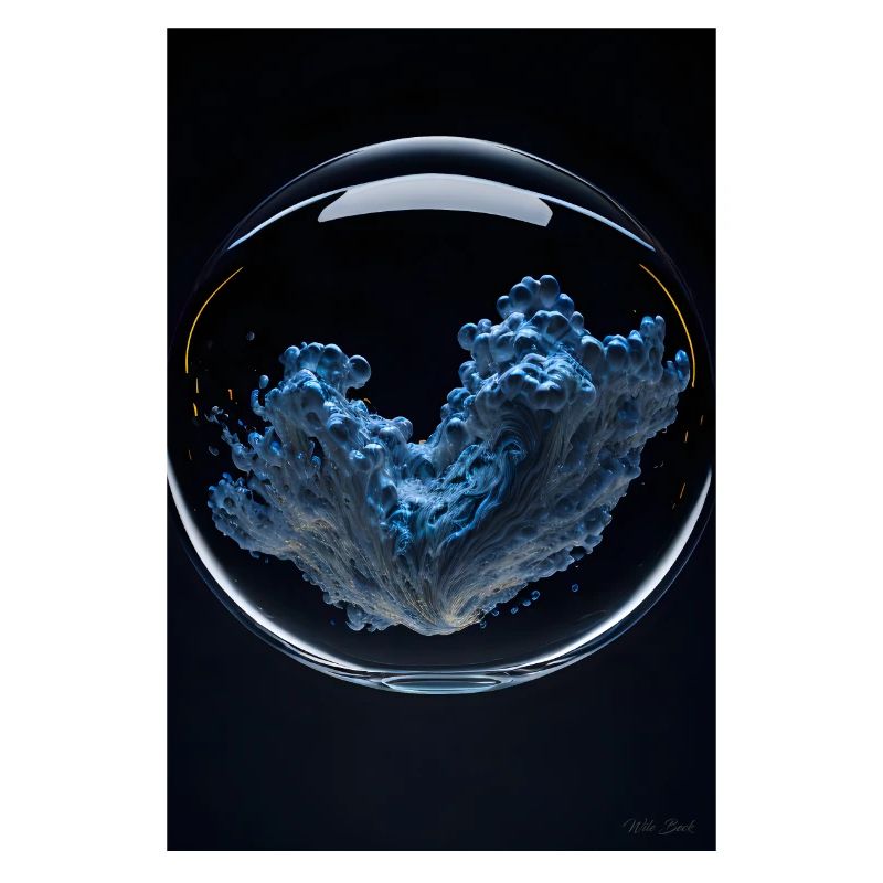 Clouds in a bubble chrome 2