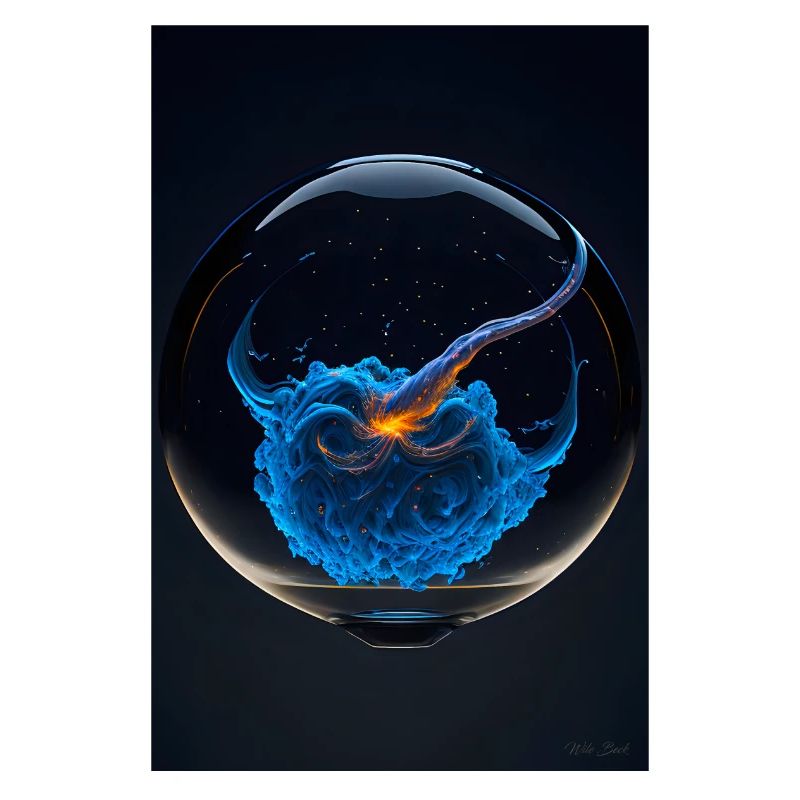 Clouds in a bubble plasma 2