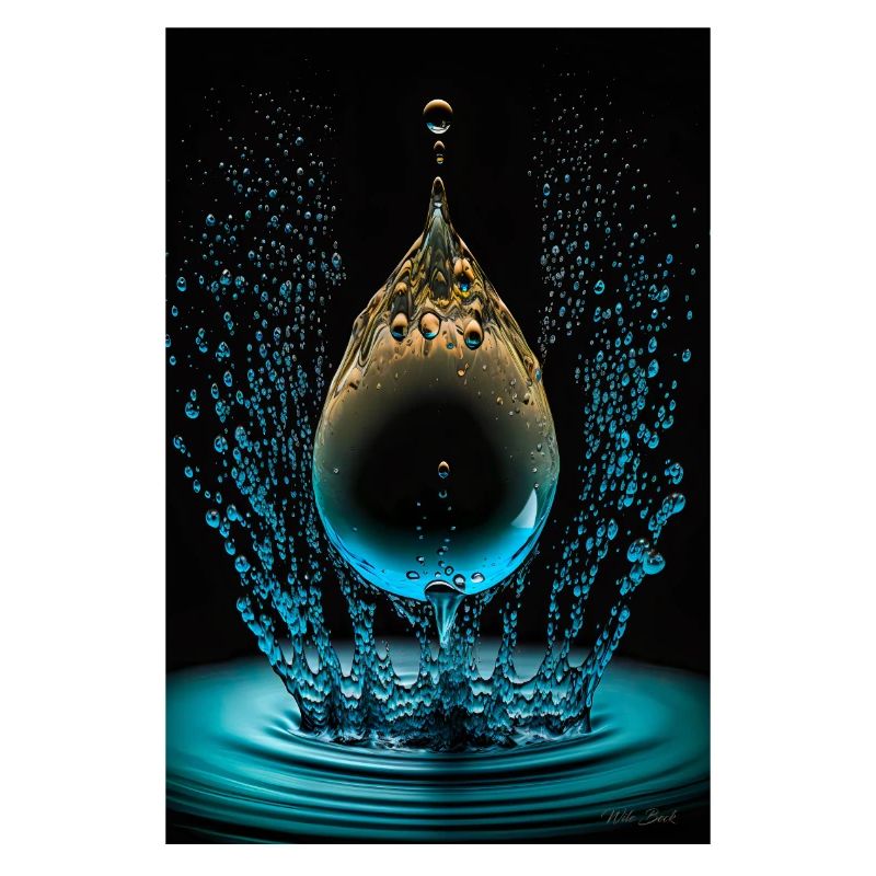 Drop cyan 4