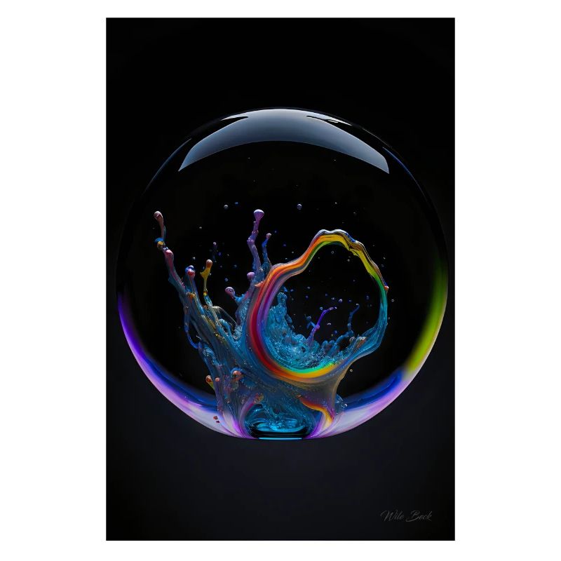 Kaos in a bubble rainbow 3