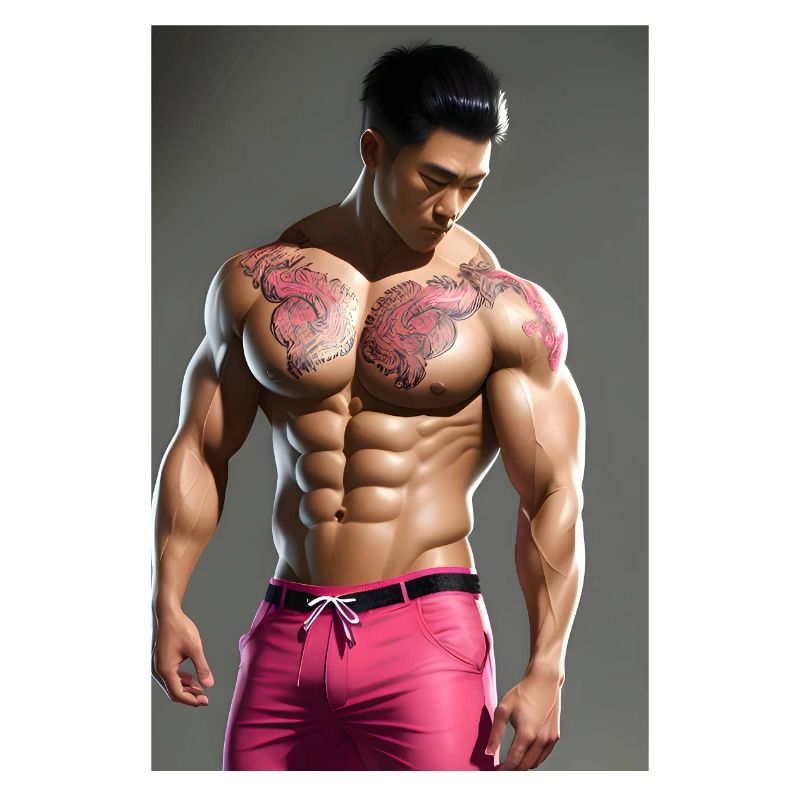 Pinker Drache