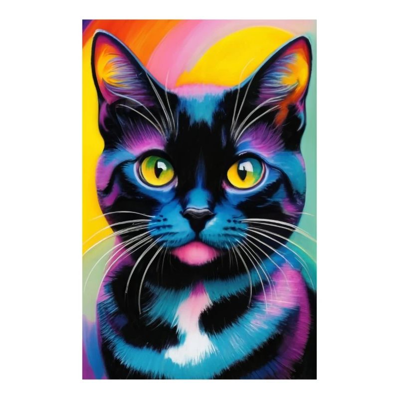 Chat mignon Pop Art Art moderne