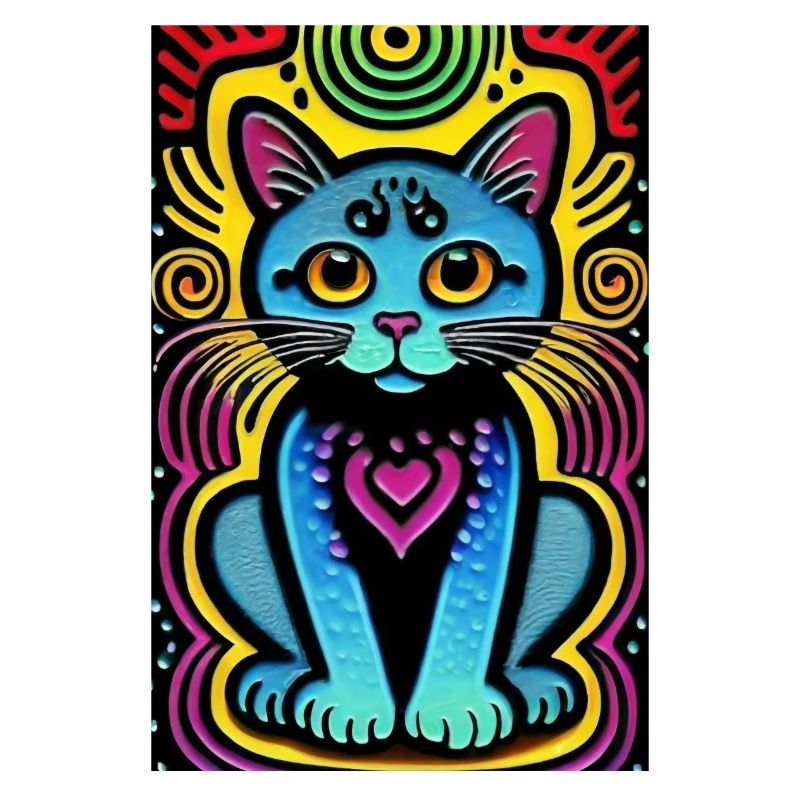 Chat mignon Pop Art Art moderne
