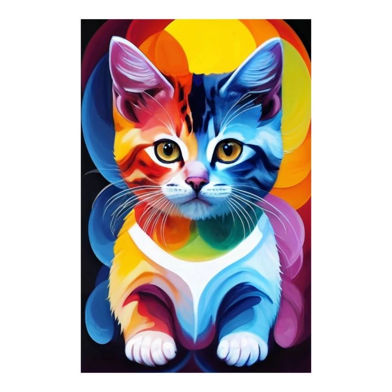Chat mignon Pop Art Art moderne