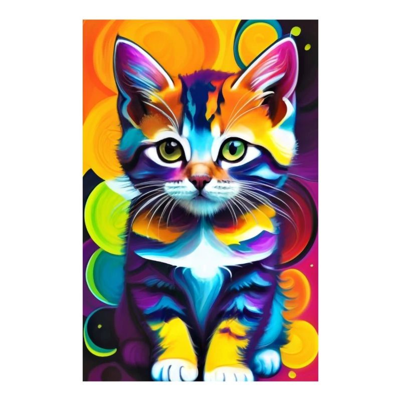 Chat mignon Pop Art Art moderne
