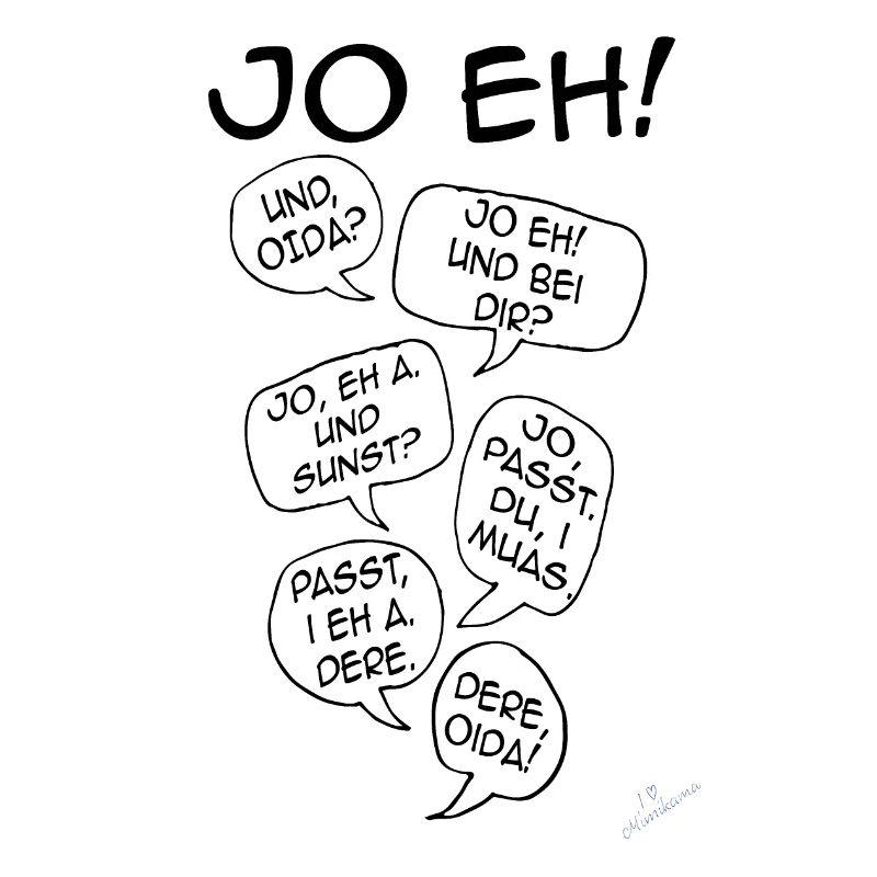 Mimikama "Ja eh" + "Oida"