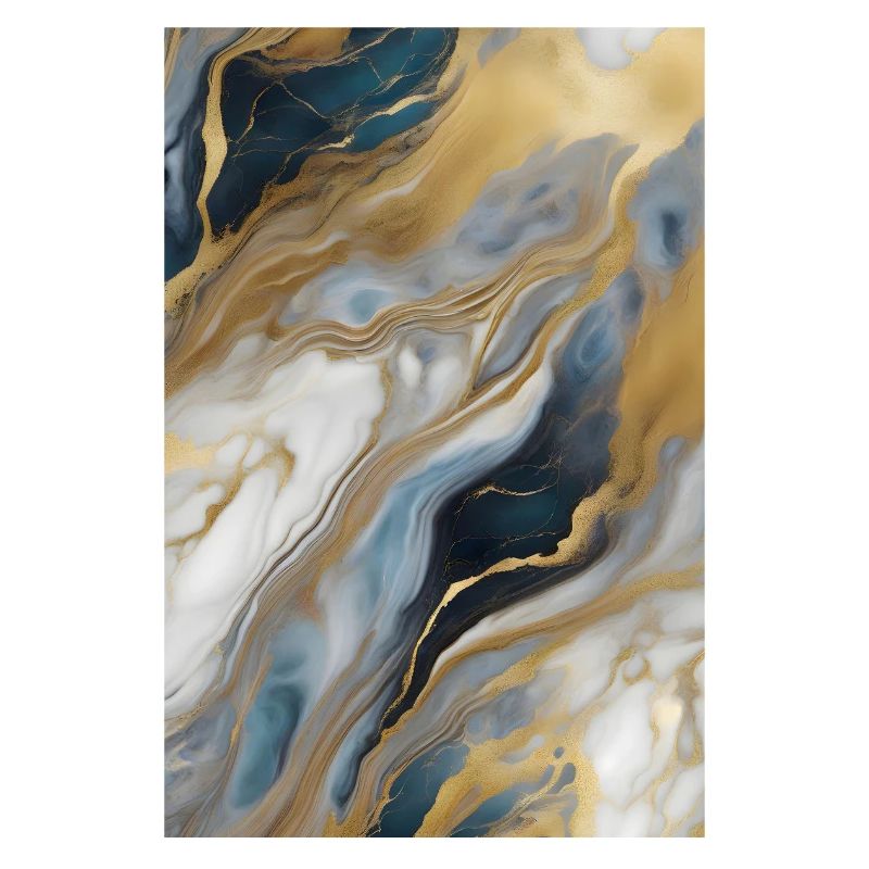 Liquid Marble Texture Poster