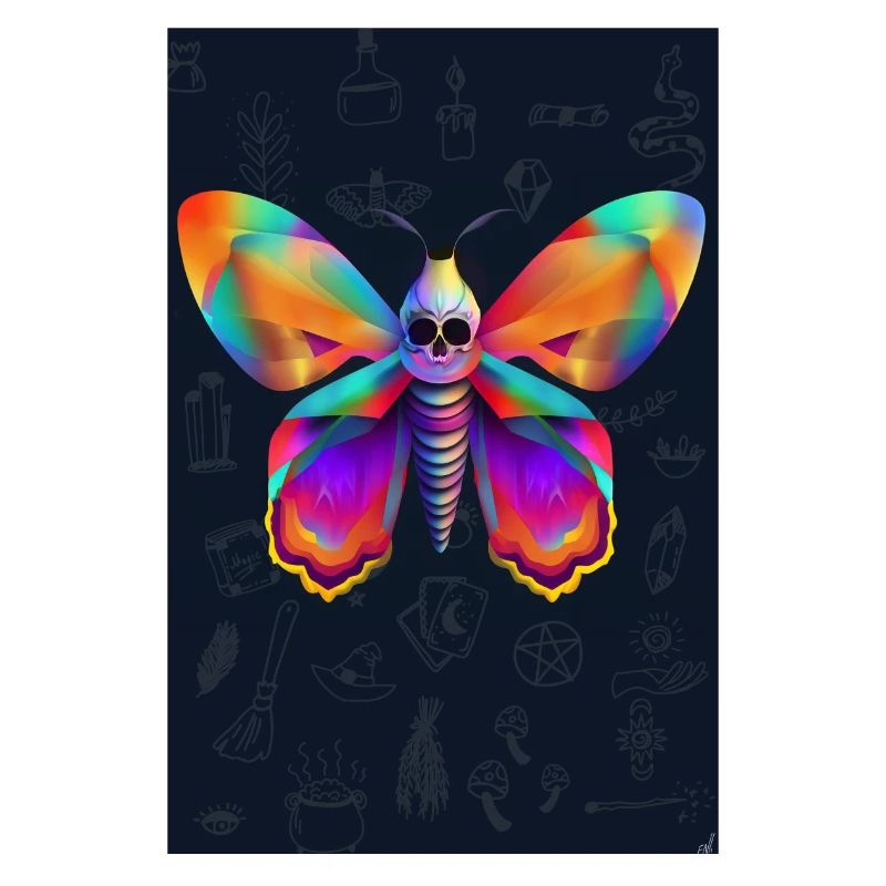 Sphinx tête de mort