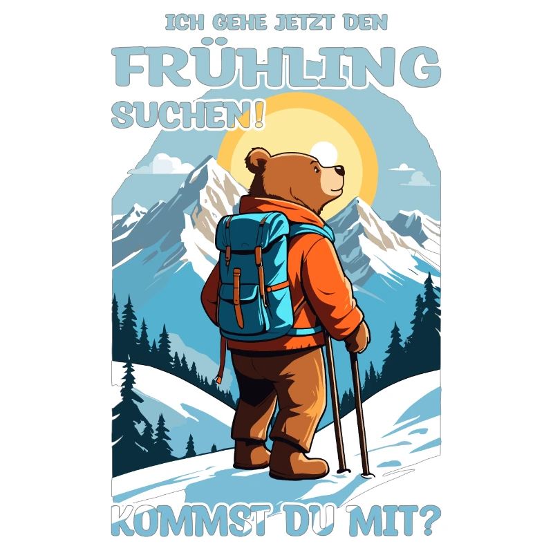 Bear looking for spring