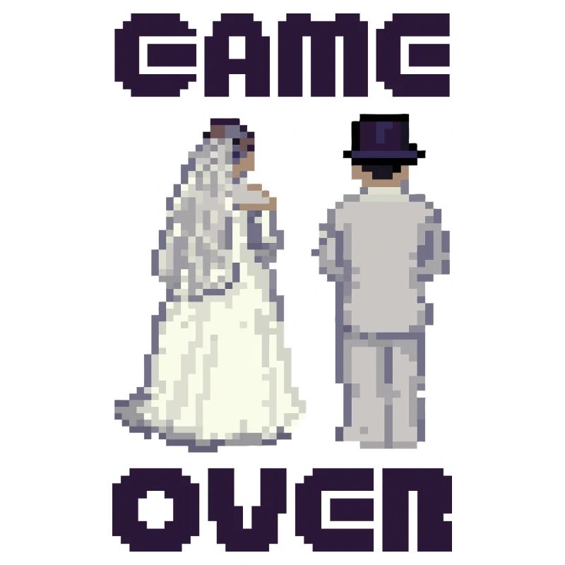 GAME OVER Junggesellenabschied Bräutigam